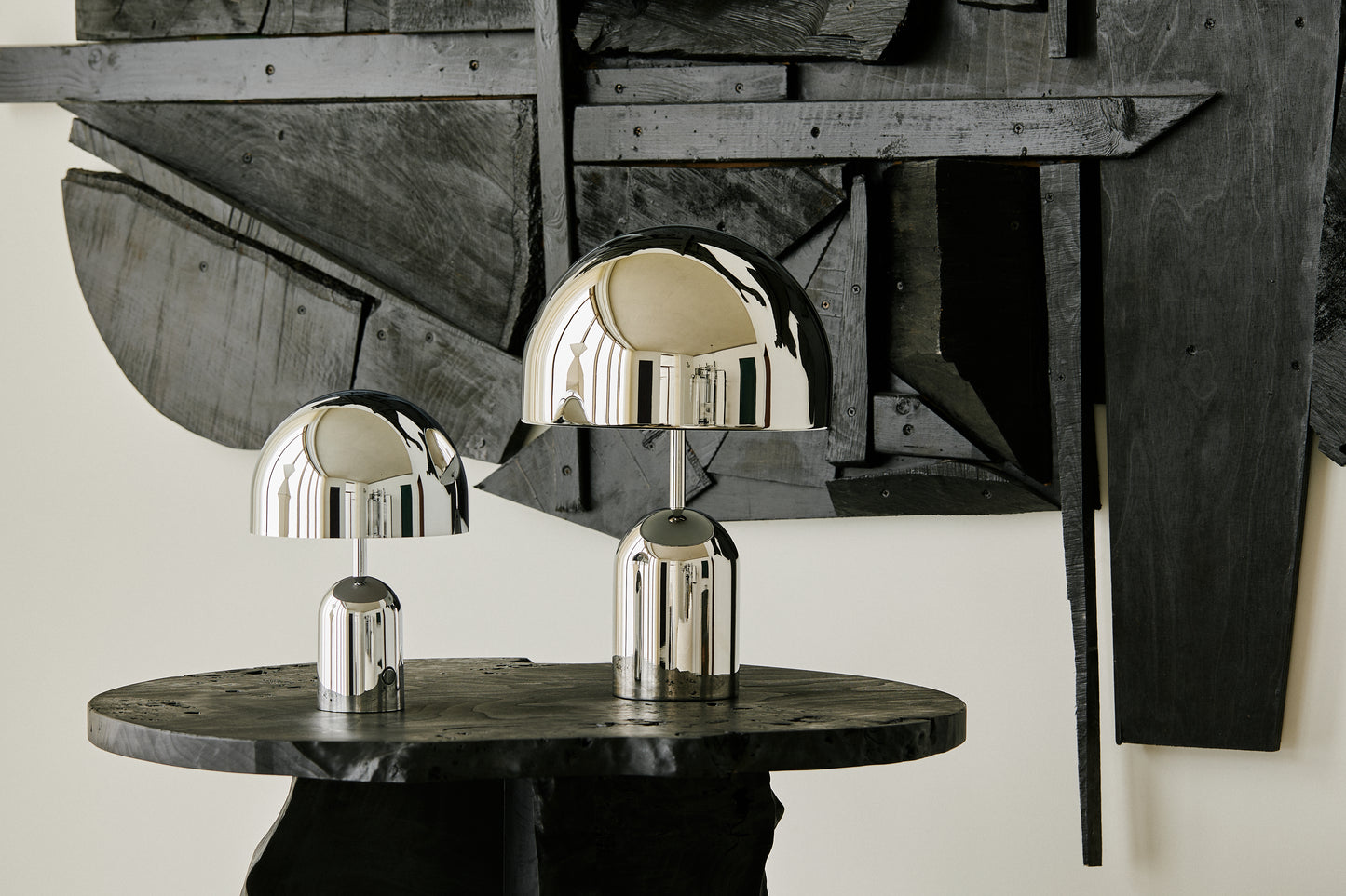 BELL TABLE SILVER LED Tom Dixon. - Milk Concept Boutique