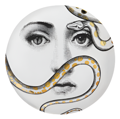 Fornasetti  Wall Plate T&V 409 gold