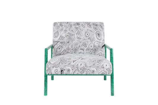 Fornasetti Armchair Malachite