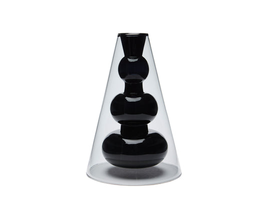 BUMP VASE CONE BLACK Tom Dixon. - Milk Concept Boutique