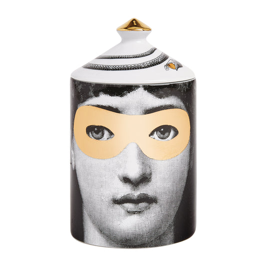 Fornasetti SE POI Scented Candle - Mascherina Décor - Frutto Proibito Fragrance - Milk Concept Boutique