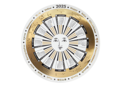 Fornasetti Calendar Wall Plate 2025