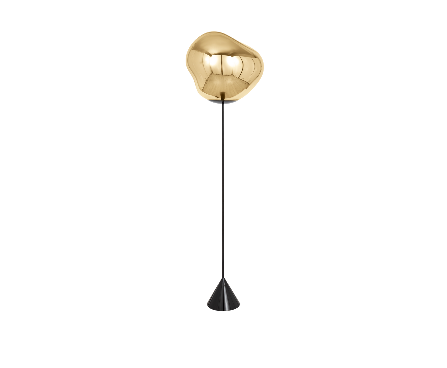 MELT CONE SLIM FLOOR GOLD LED Tom Dixon. - Milk Concept Boutique