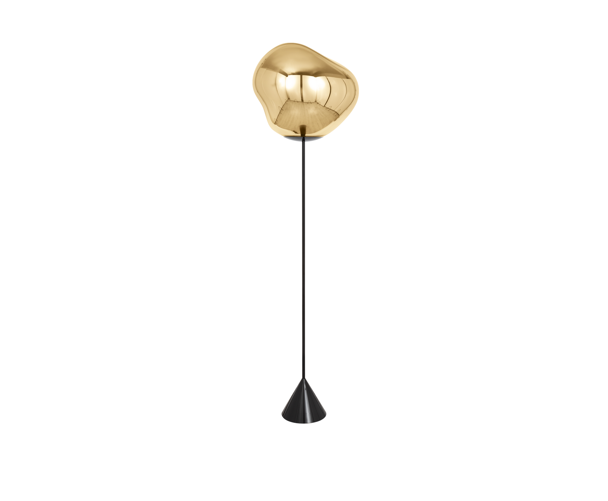 MELT CONE SLIM FLOOR GOLD LED Tom Dixon. - Milk Concept Boutique