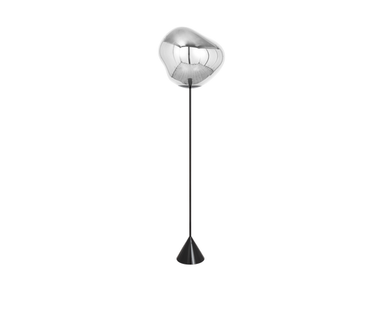 MELT CONE SLIM FLOOR SILVER LED Tom Dixon. - Milk Concept Boutique