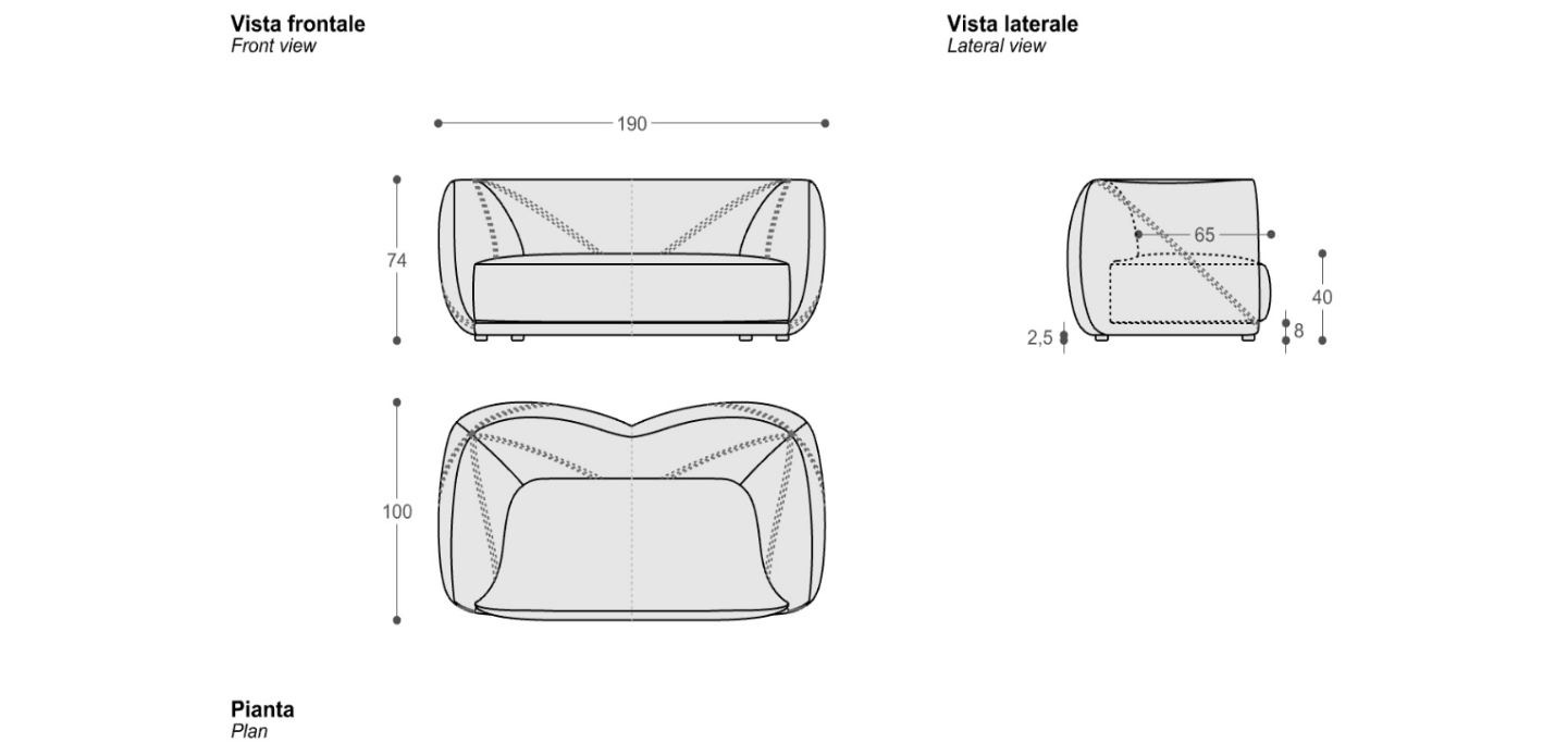 Vela Sofa by Zanellato/Bortotto - Milk Concept Boutique