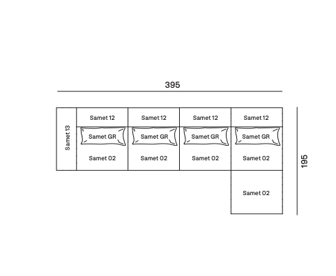 Gervasoni, Samet Modular Sofa - Milk Concept Boutique