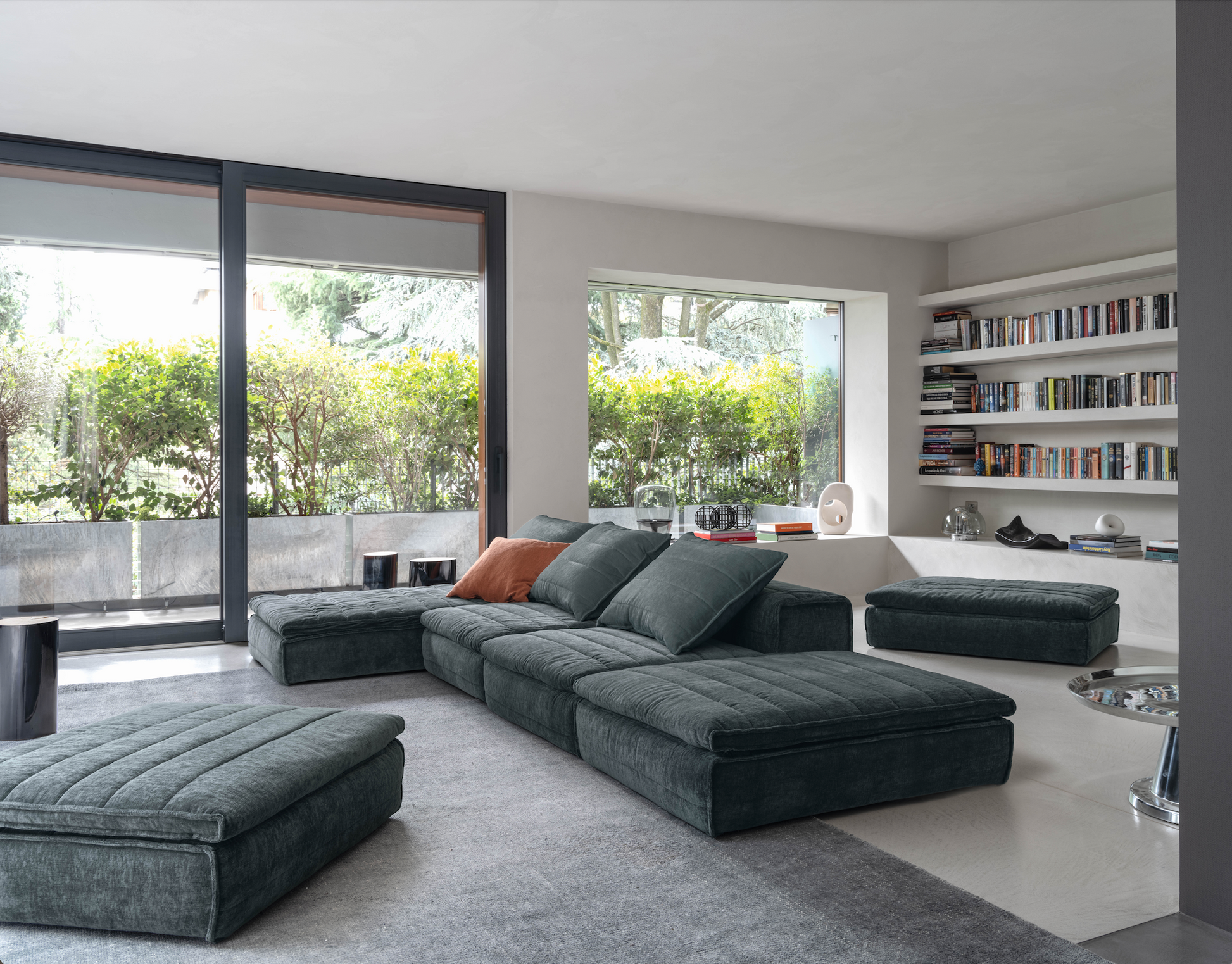 Gervasoni, Samet Low Modular Sofa - Milk Concept Boutique