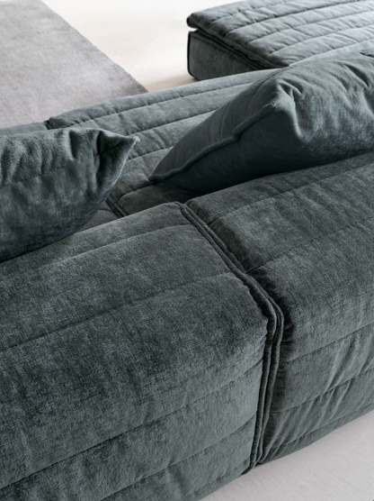 Gervasoni, Samet Low Modular Sofa - Milk Concept Boutique