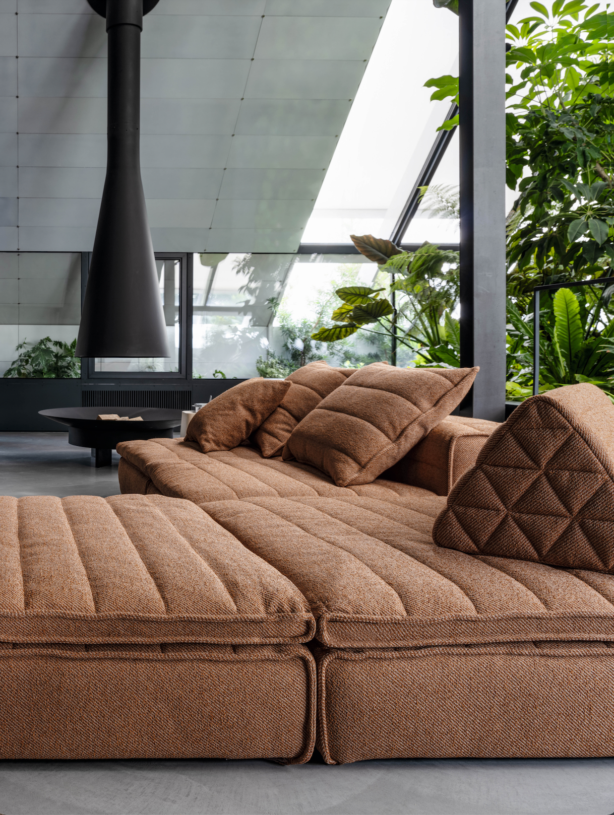 Gervasoni, Samet Low Modular Sofa - Milk Concept Boutique