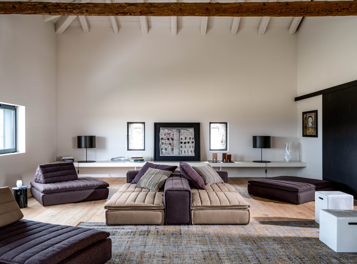 Gervasoni, Samet Low Modular Sofa - Milk Concept Boutique