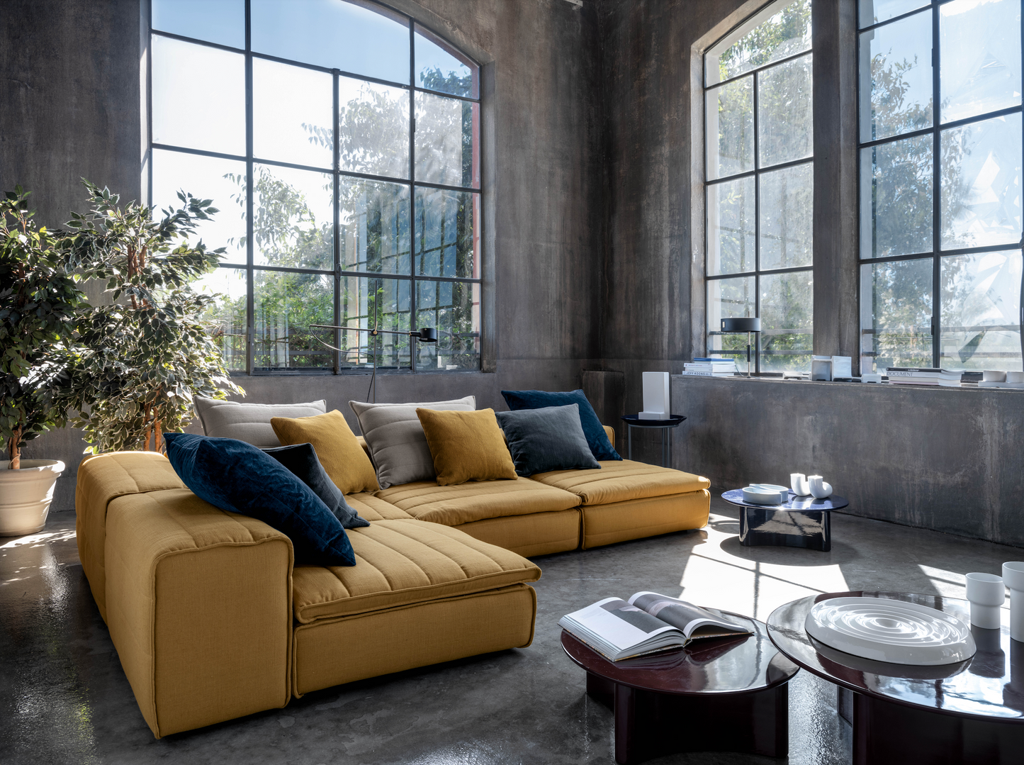 Gervasoni, Samet Low Modular Sofa - Milk Concept Boutique