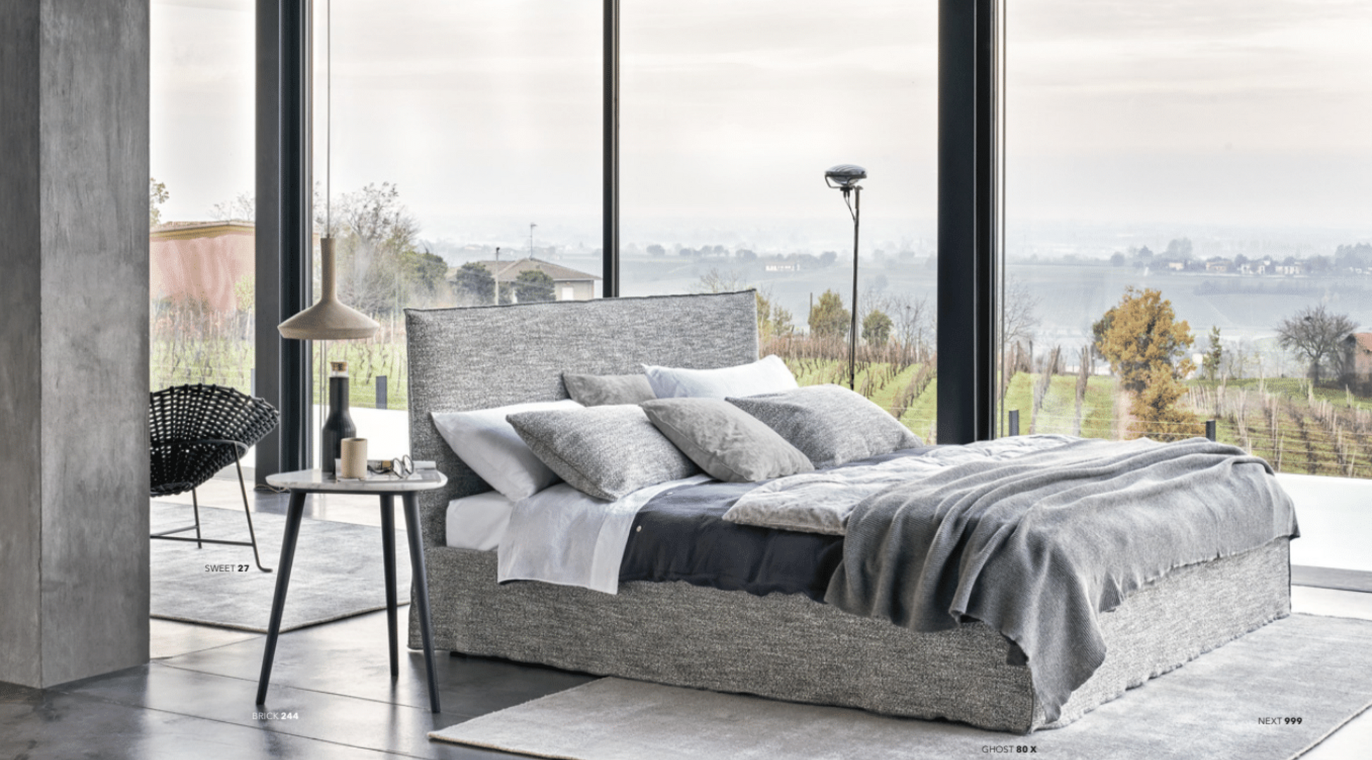 Gervasoni Ghost bed - Milk Concept Boutique