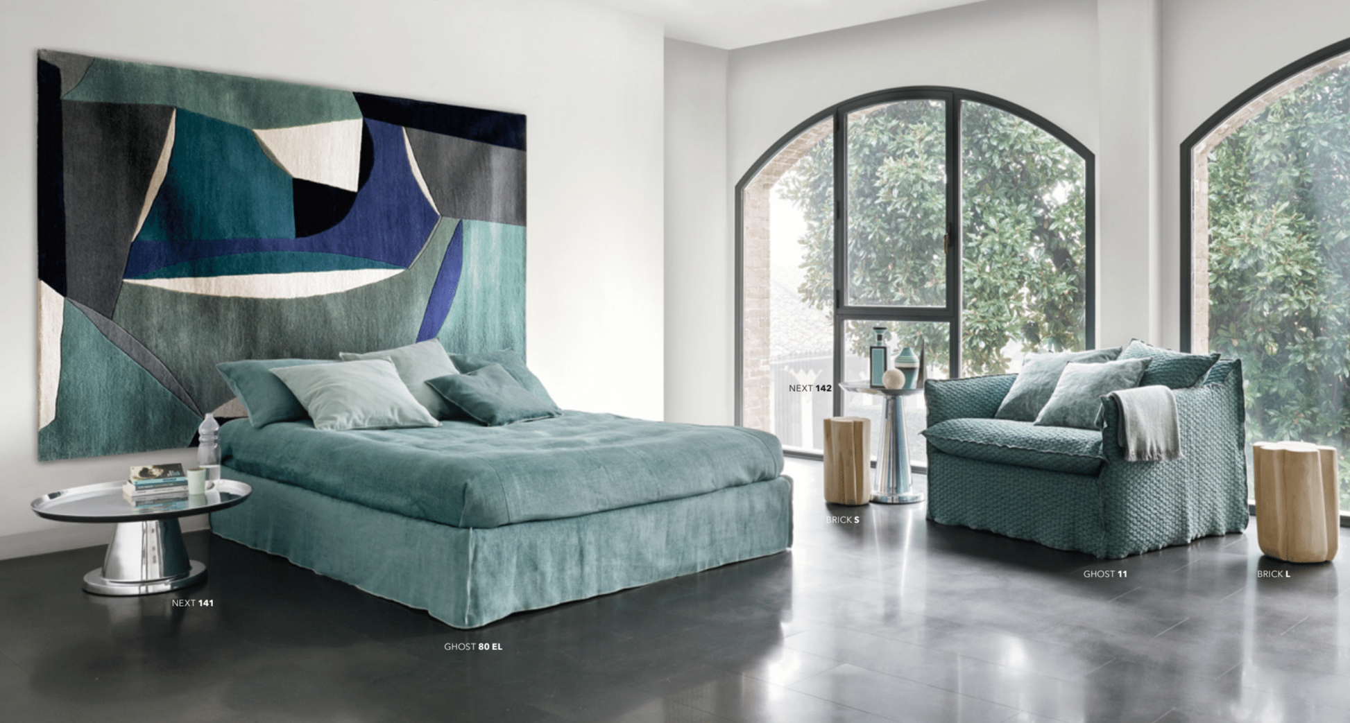 Gervasoni Ghost bed - Milk Concept Boutique