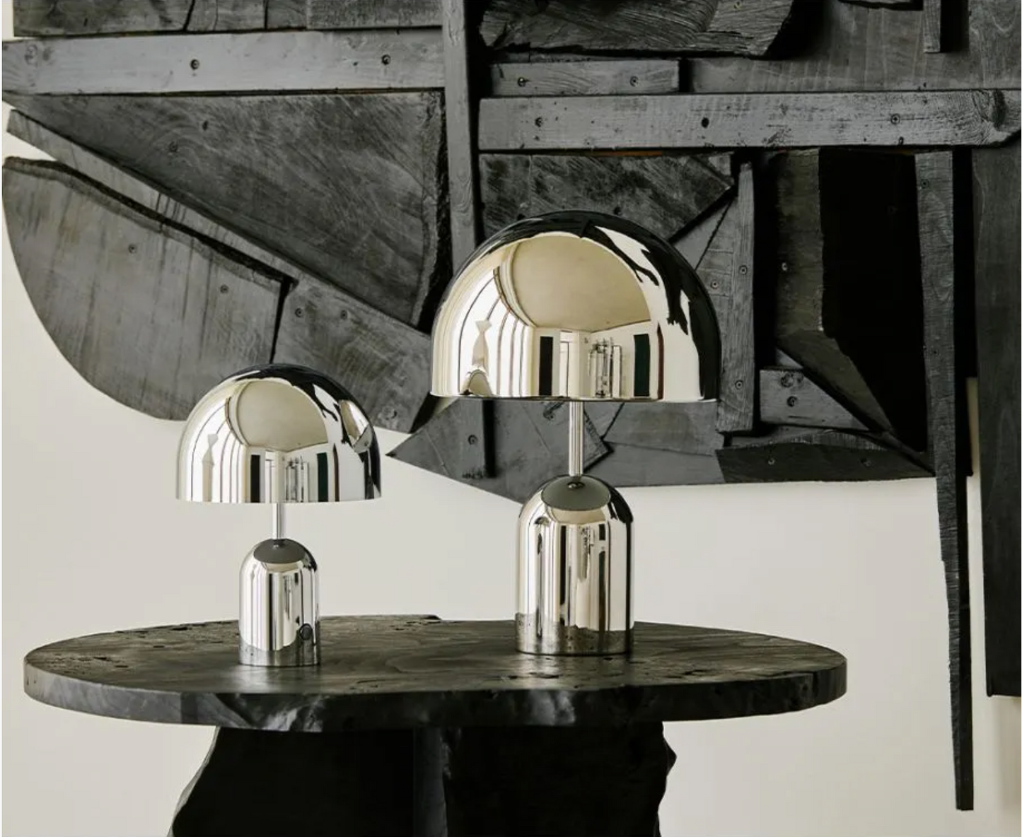 BELL PORTABLE SILVER LED Tom Dixon. - Milk Concept Boutique