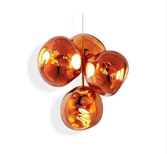 MELT LED CHANDELIER COPPER SMALL Tom Dixon. - Milk Concept Boutique