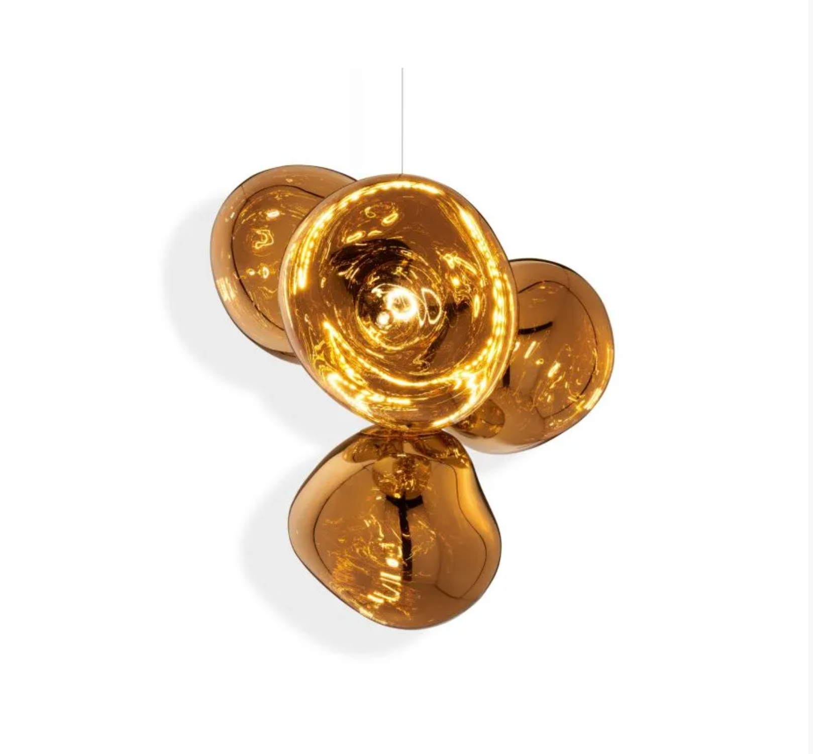 MELT LED CHANDELIER GOLD SMALL Tom Dixon. - Milk Concept Boutique