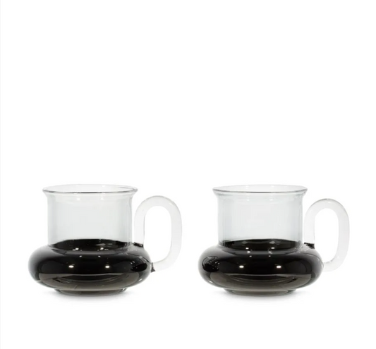 BUMP TEA CUPS BLACK X 2 Tom Dixon. - Milk Concept Boutique