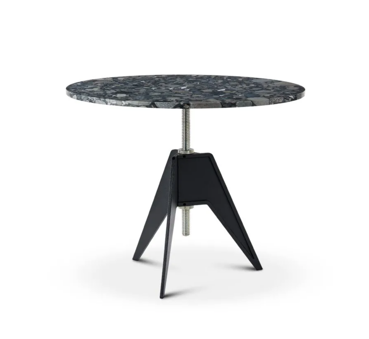 SCREW SIDE TABLE PEBBLE MARBLE TOP 600MM Tom Dixon. - Milk Concept Boutique