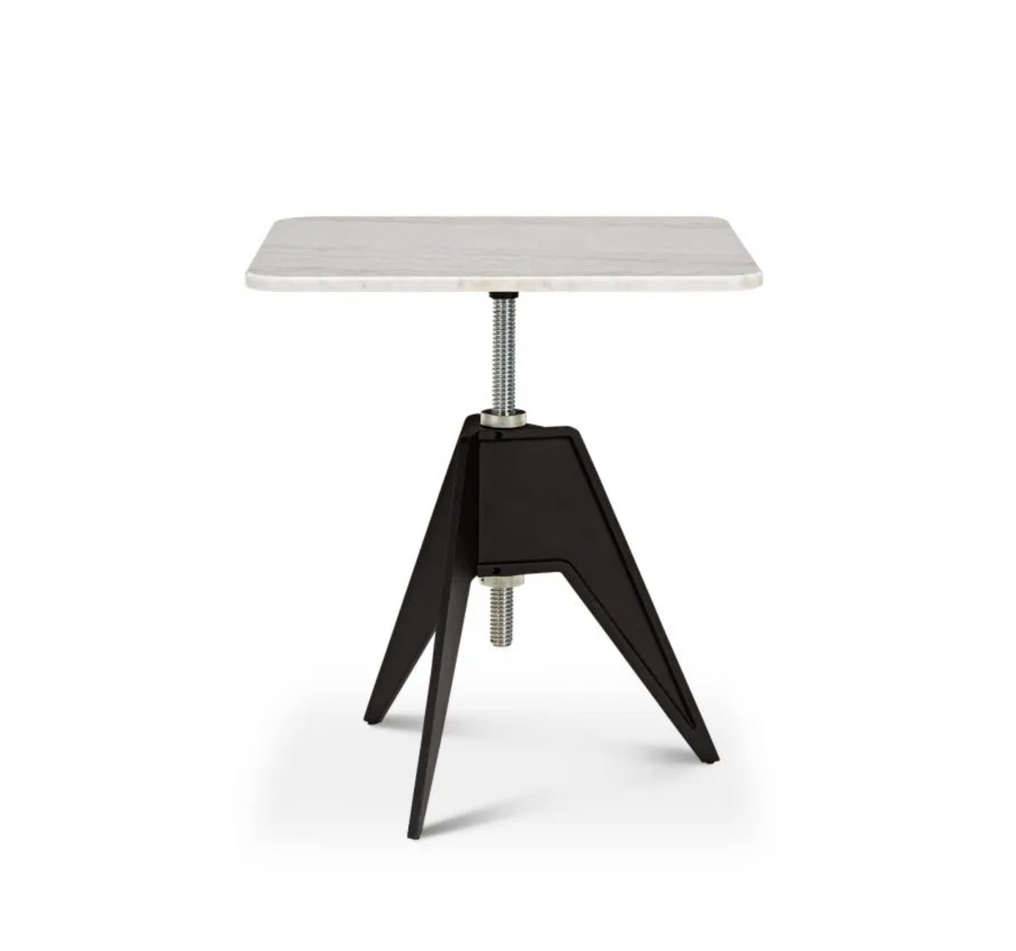 SCREW CAFE TABLE WHITE MARBLE TOP 650MM Tom Dixon. - Milk Concept Boutique