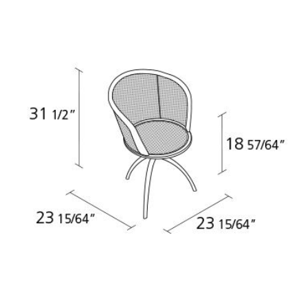 Young Lady 901 Chair by Paolo Rizzato - Milk Concept Boutique