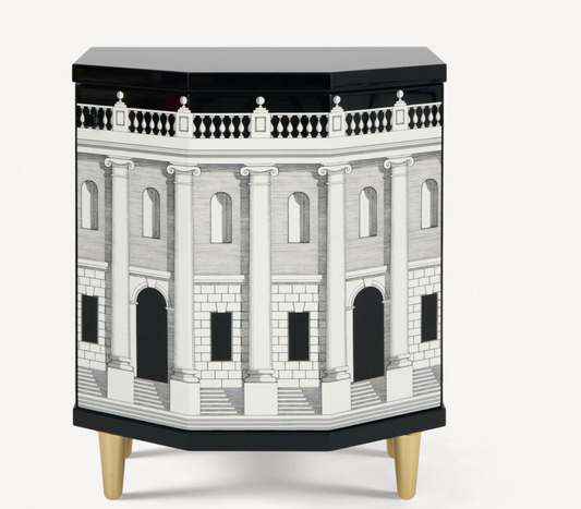 Fornasetti Night stand polyhedric Casa Con Colonne - Milk Concept Boutique