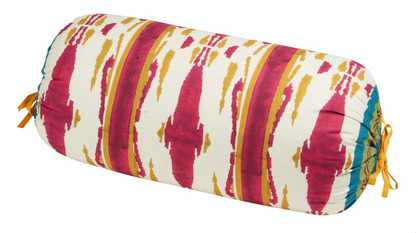 Lisa Corti Pillow Cover Bolster Flame Aubergine-Gold cm 47x77