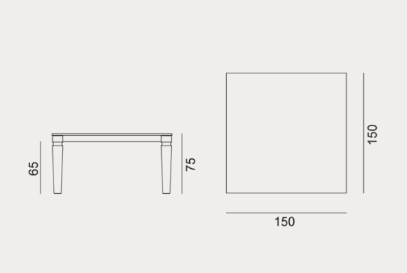 Gervasoni Jeko 31/33/34 table