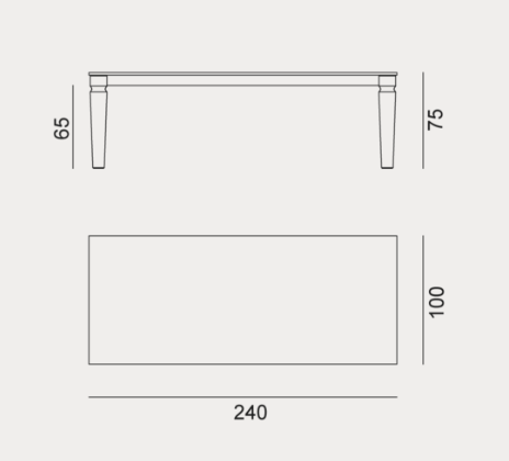 Gervasoni Jeko 31/33/34 table