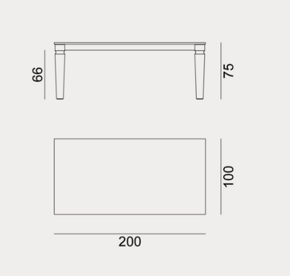 Gervasoni Jeko 31/33/34 table