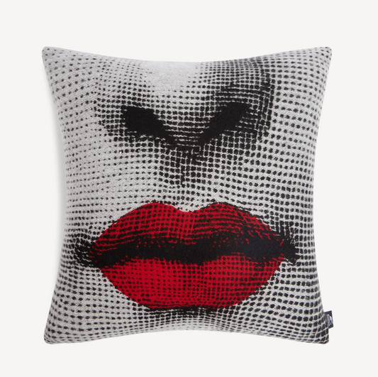 Fornasetti Cushion KISS 50x50cm