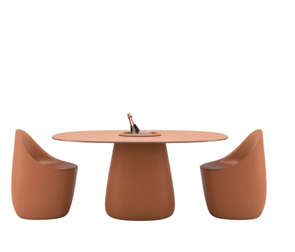 Cobble Table 160 HPL Bucket by Elisa Giovannoni