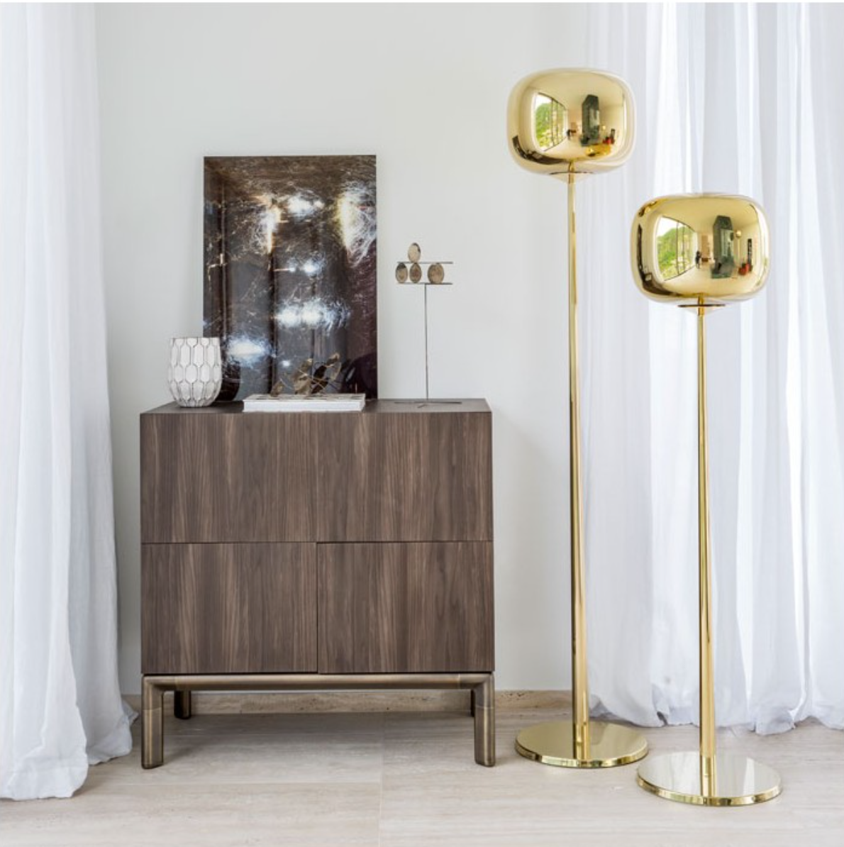 Dusk Dawn Reading Lamp & Floor Lamp by Ghidini