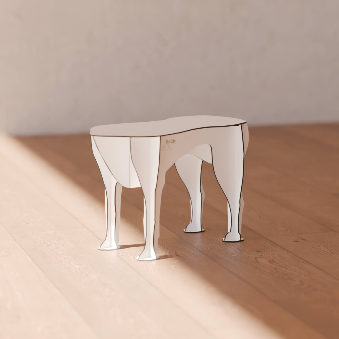 Sultan stool & coffee table by Ibride