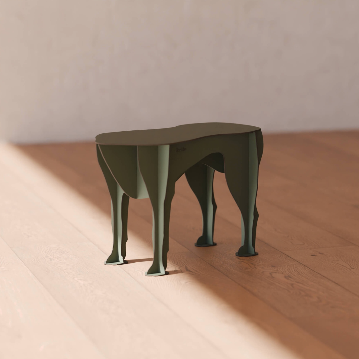 Sultan stool & coffee table by Ibride