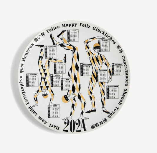 Fornasetti Calendar Wall Plate 2024 - Milk Concept Boutique