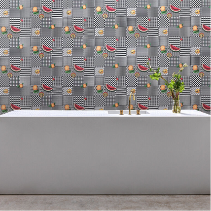 FRUTTA e GEOMETRICO Wallpaper - Milk Concept Boutique