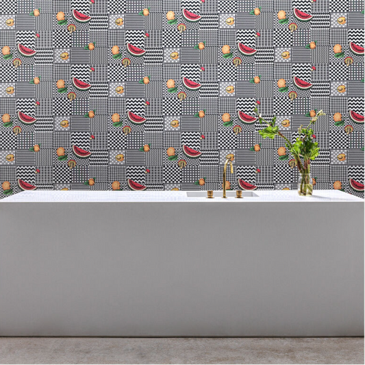 FRUTTA e GEOMETRICO Wallpaper - Milk Concept Boutique