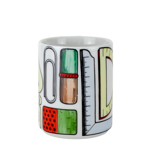 Fornasetti Pencil holder Strumenti Scrittura colour - Milk Concept Boutique