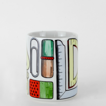 Fornasetti Pencil holder Strumenti Scrittura colour - Milk Concept Boutique