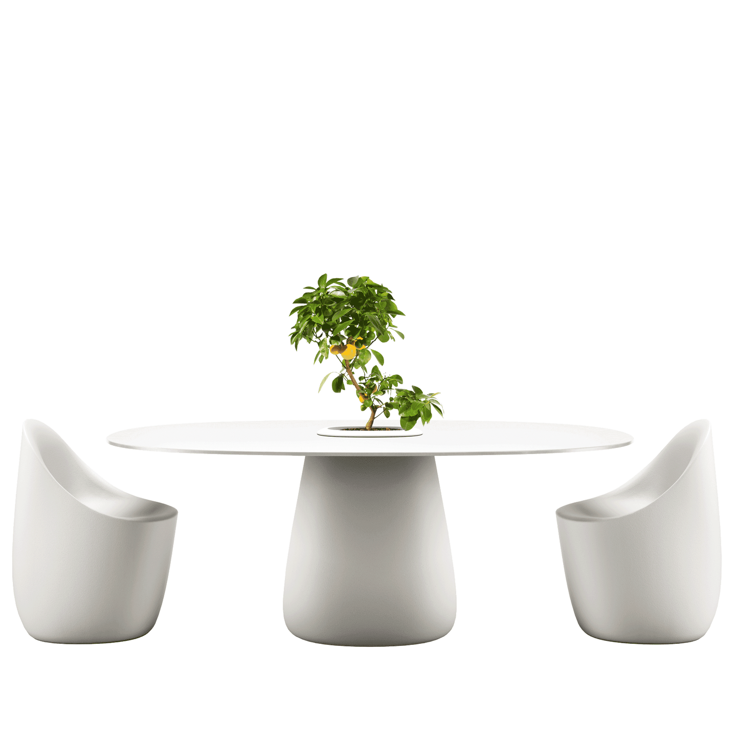 Cobble Table 190 HPL Bucket by Elisa Giovannoni