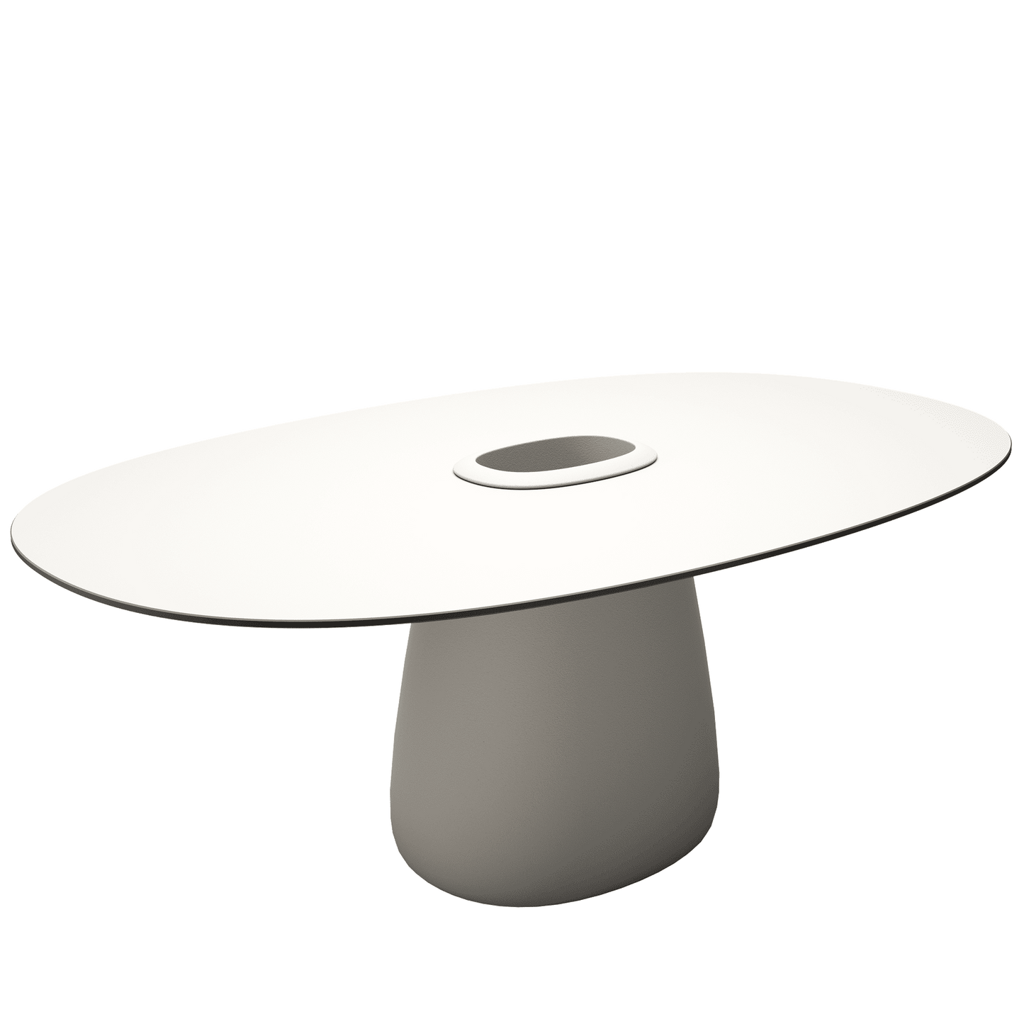 Cobble Table 190 HPL Bucket by Elisa Giovannoni