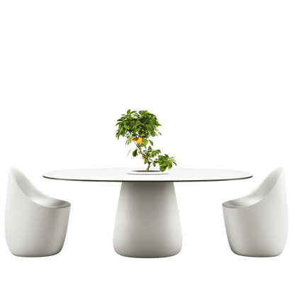 Cobble Table 190 HPL Bucket by Elisa Giovannoni