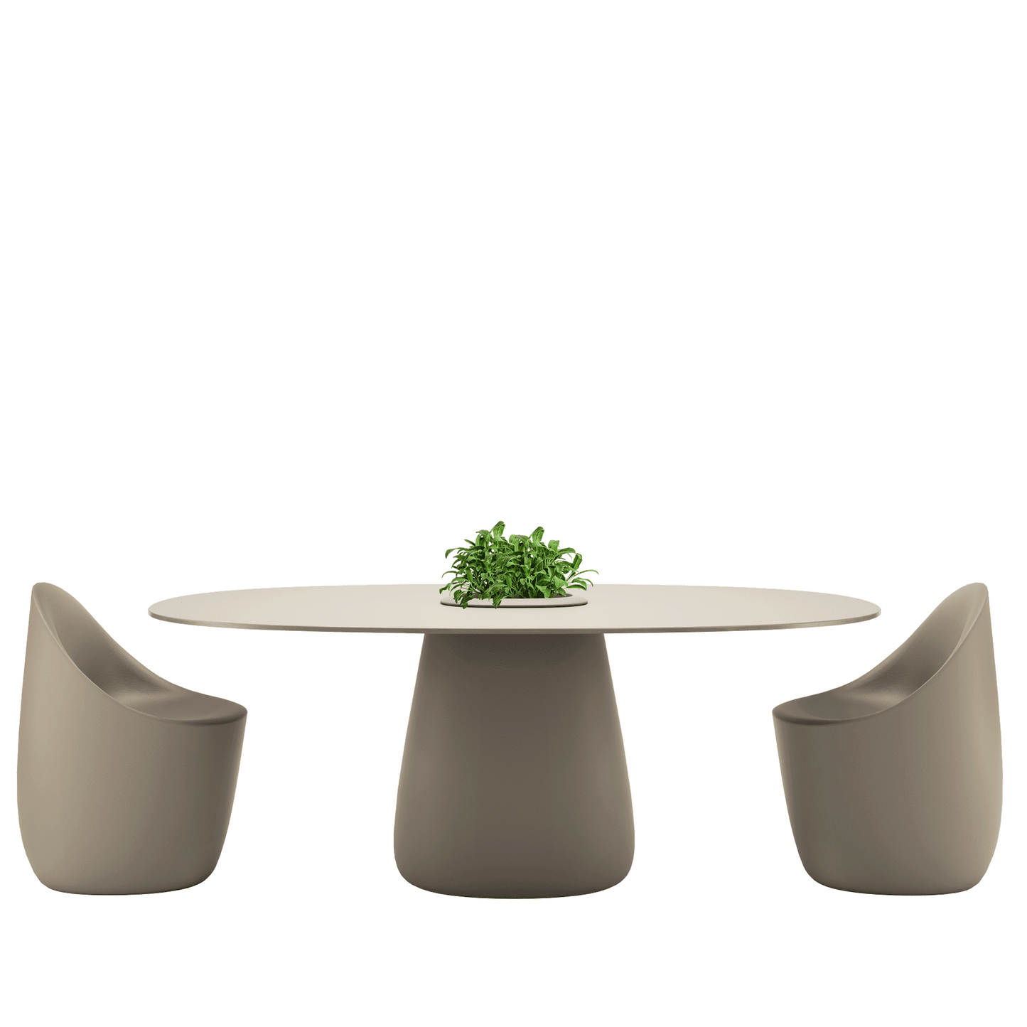 Cobble Table 190 HPL Bucket by Elisa Giovannoni