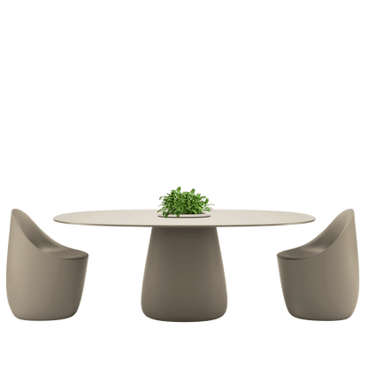 Cobble Table 190 HPL Bucket by Elisa Giovannoni