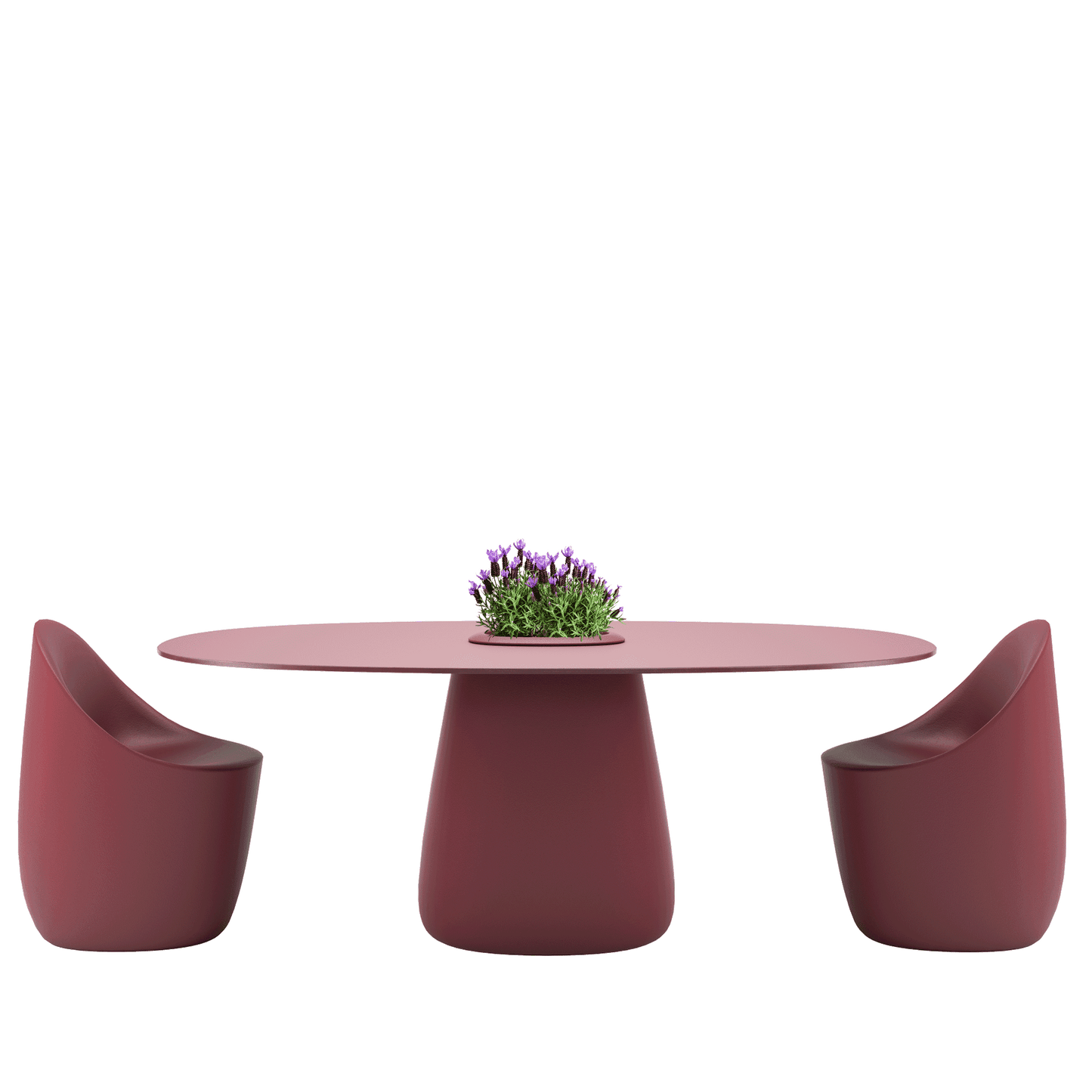 Cobble Table 190 HPL Bucket by Elisa Giovannoni