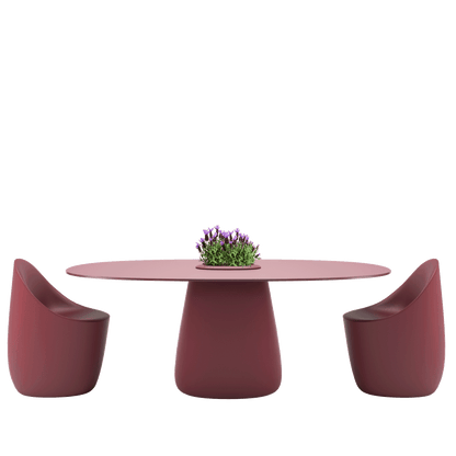 Cobble Table 190 HPL Bucket by Elisa Giovannoni