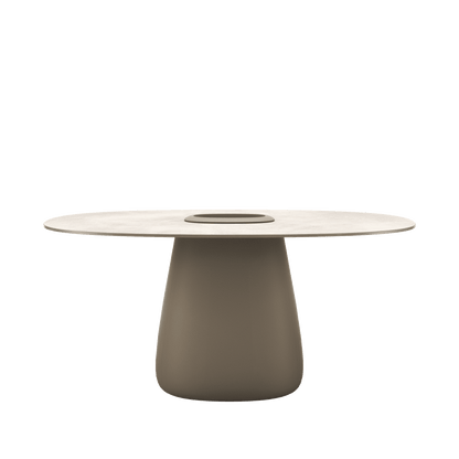 Cobble Table 160 HPL Bucket by Elisa Giovannoni