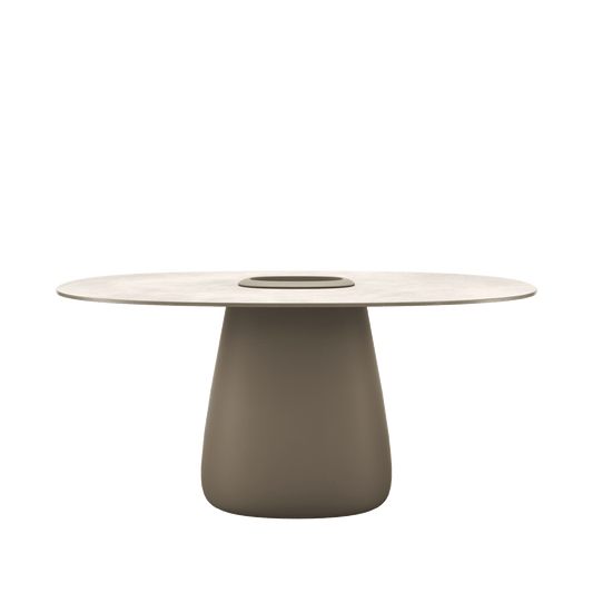 Cobble Table 160 HPL Bucket by Elisa Giovannoni