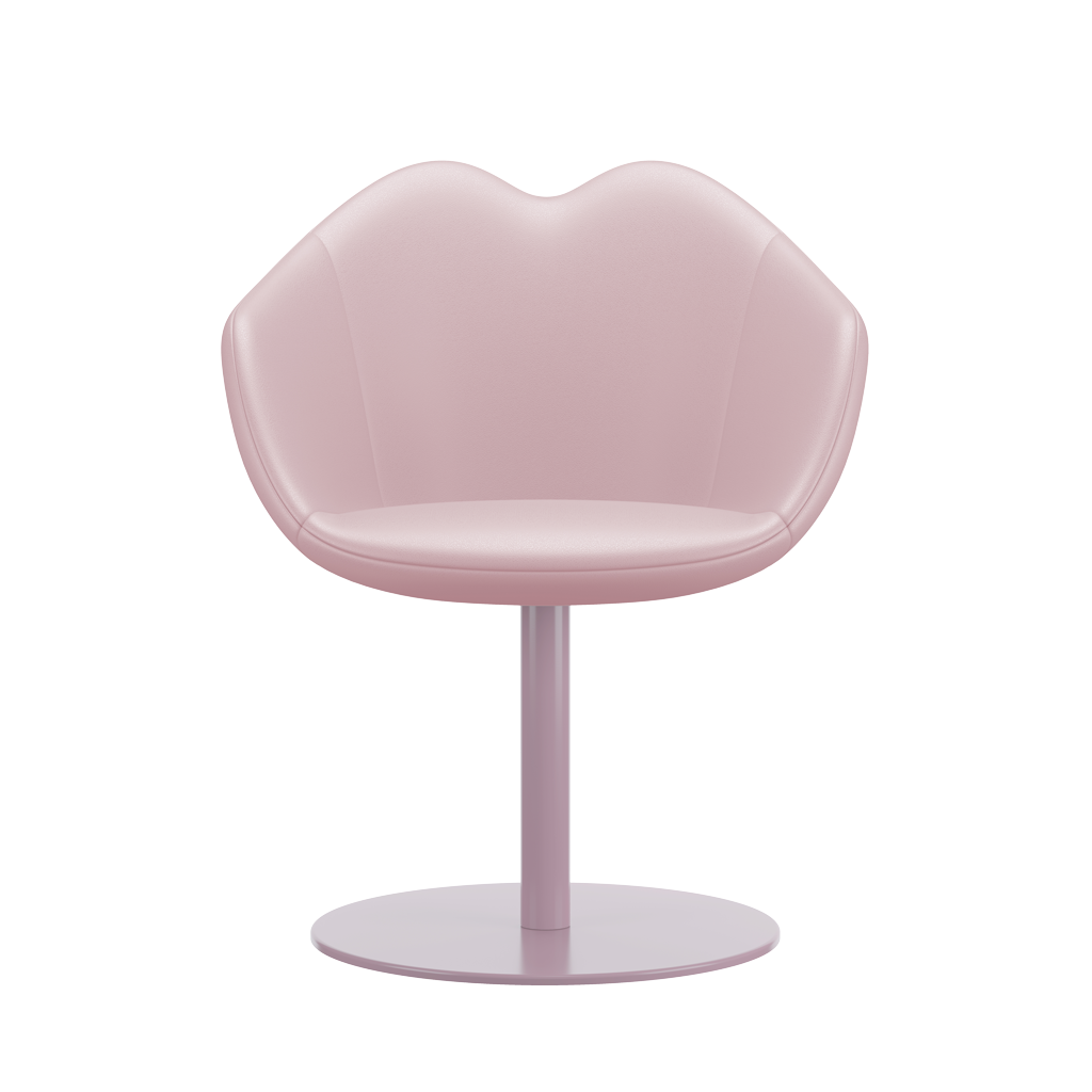 XOXO Chair Leather Round Base by Nika Zupanc - Milk Concept Boutique